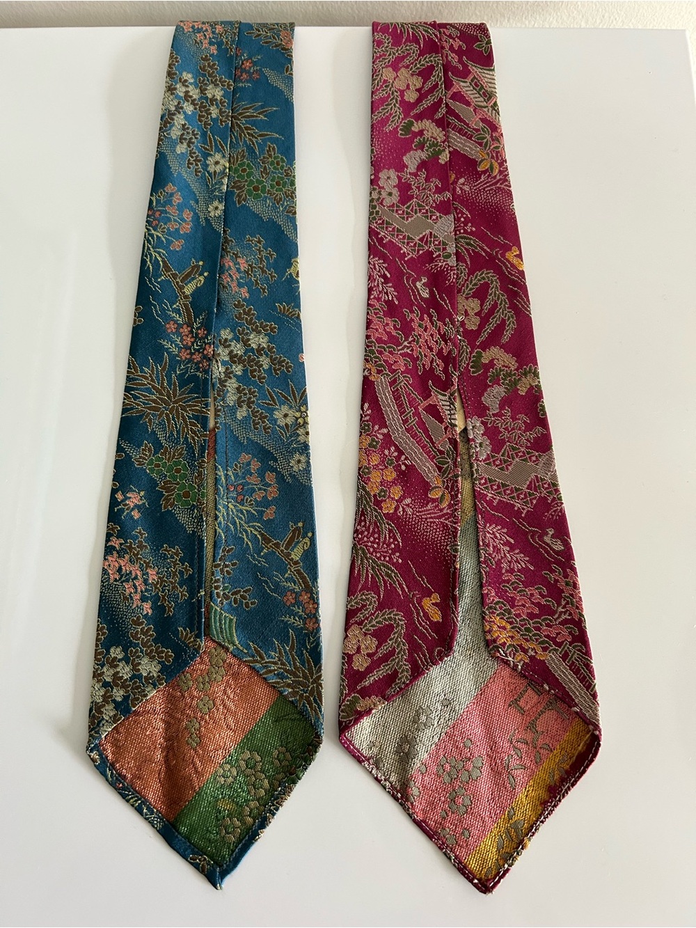 Vintage Japanese Ties - Lot of Two - Picture 2 of 3